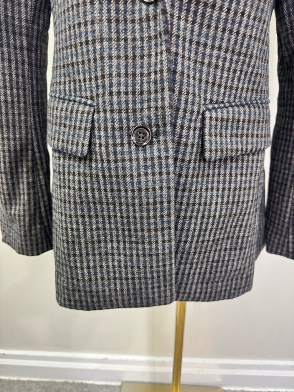 Rails “Doris” Tailored Wool Blend Blazer | Gray Check | Size M | NWOT - Picture 5 of 11